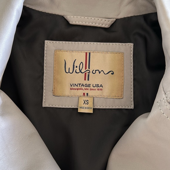 Wilson’s Leather Moto Jacket XS - Picture 3 of 14